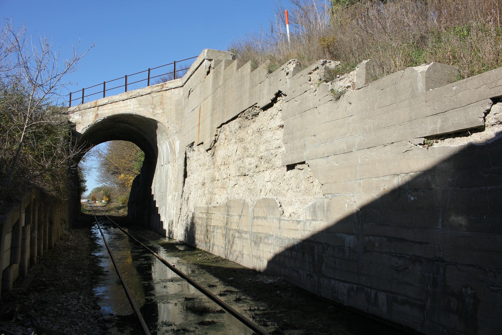 East abutment